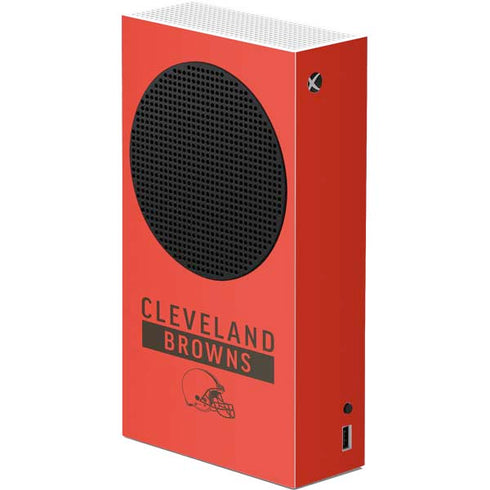 NFL Cleveland Browns Orange Performance Series Xbox Series S Console Skin